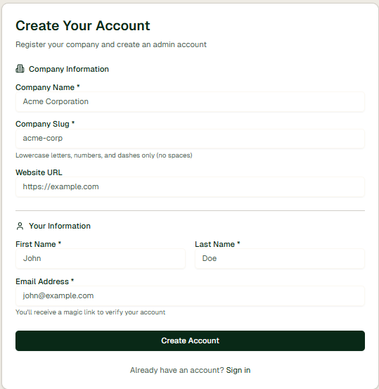 Create Your Account & Register Your Farm
