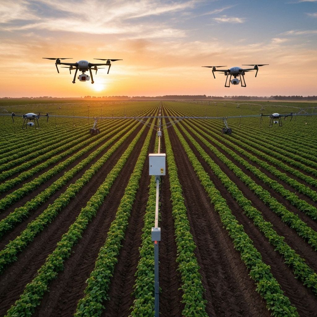 Agricultural technology background